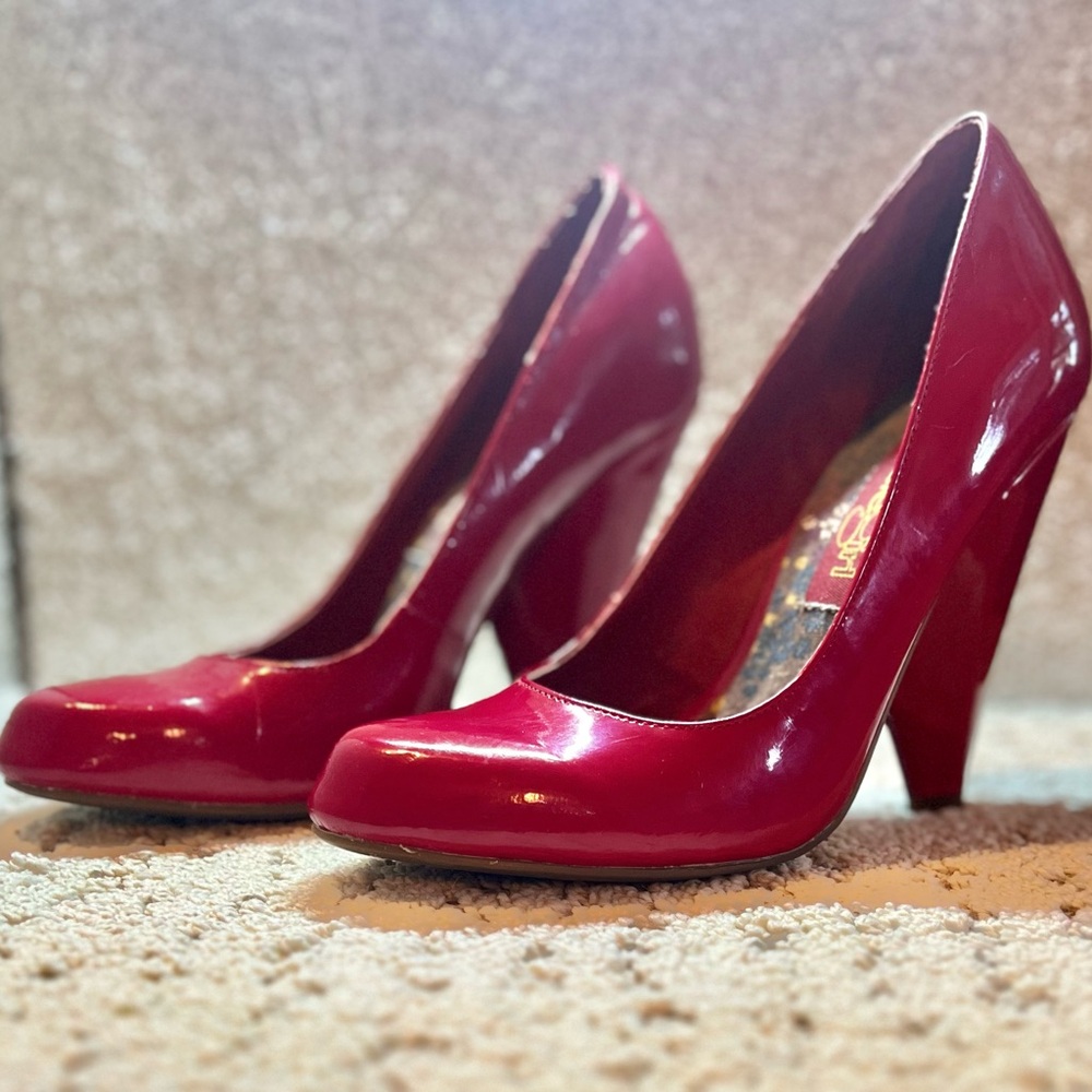 Kensie Girl Red Size 7 Chic Heels